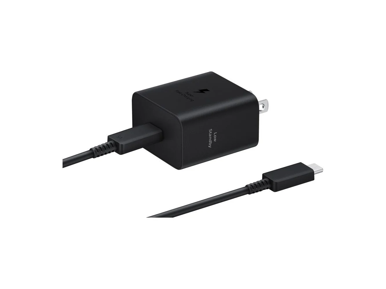 **Samsung - 45W Power Adapter - Black**