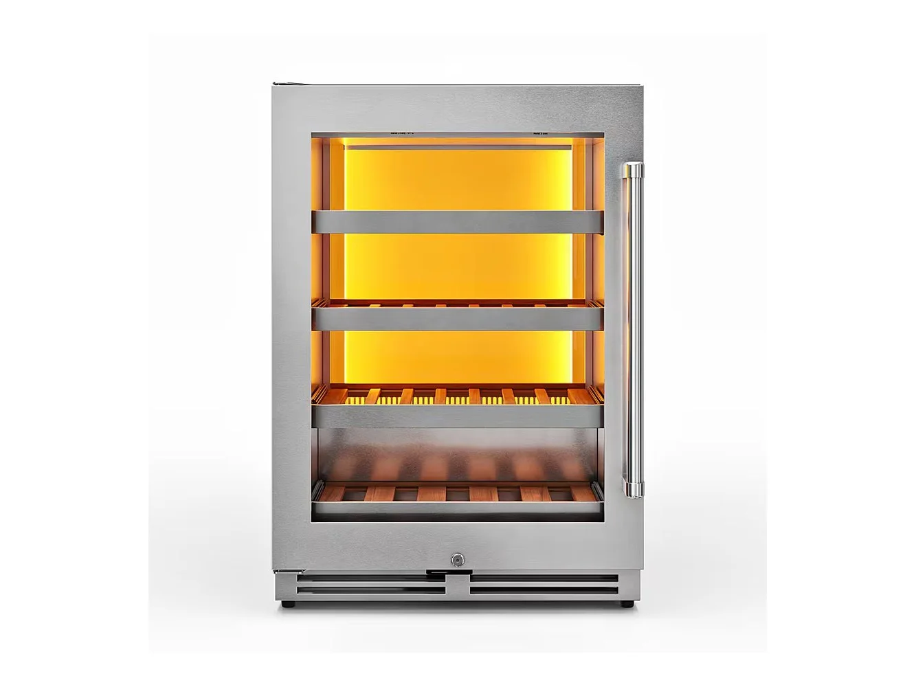 **Thor Kitchen - 45 Bottle Built-In Single Zone Wine Cooler - Stainless Steel**