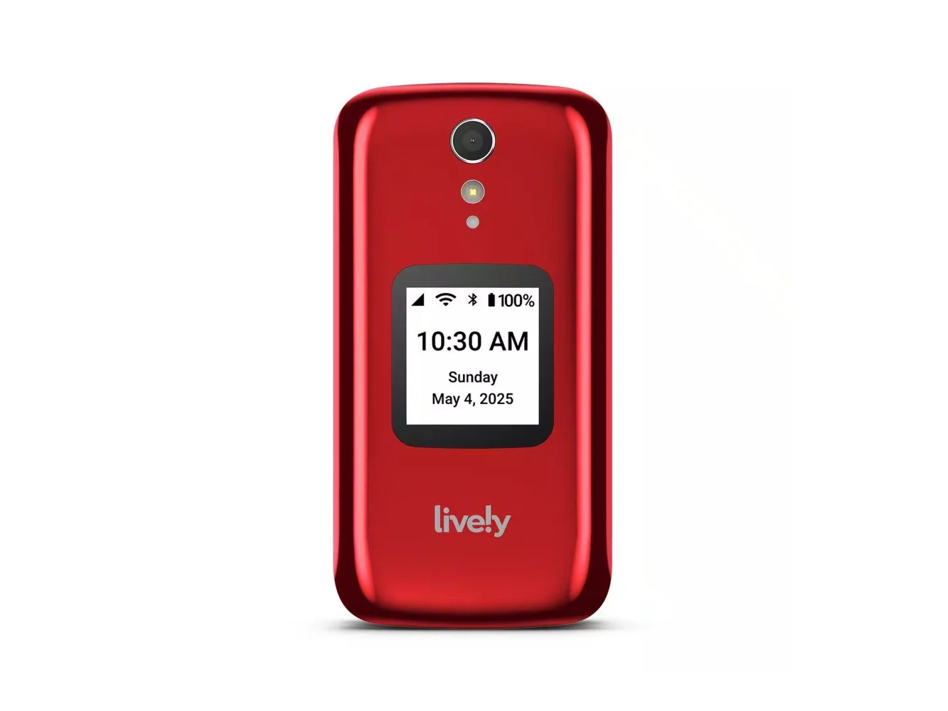 **Lively® - Jitterbug Flip2 Cell Phone for Seniors - Red**