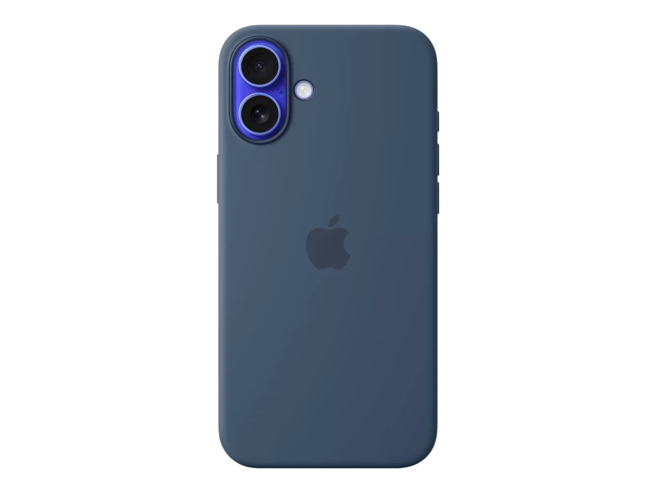 **Apple - iPhone 16 Plus Silicone Case with MagSafe - Denim**