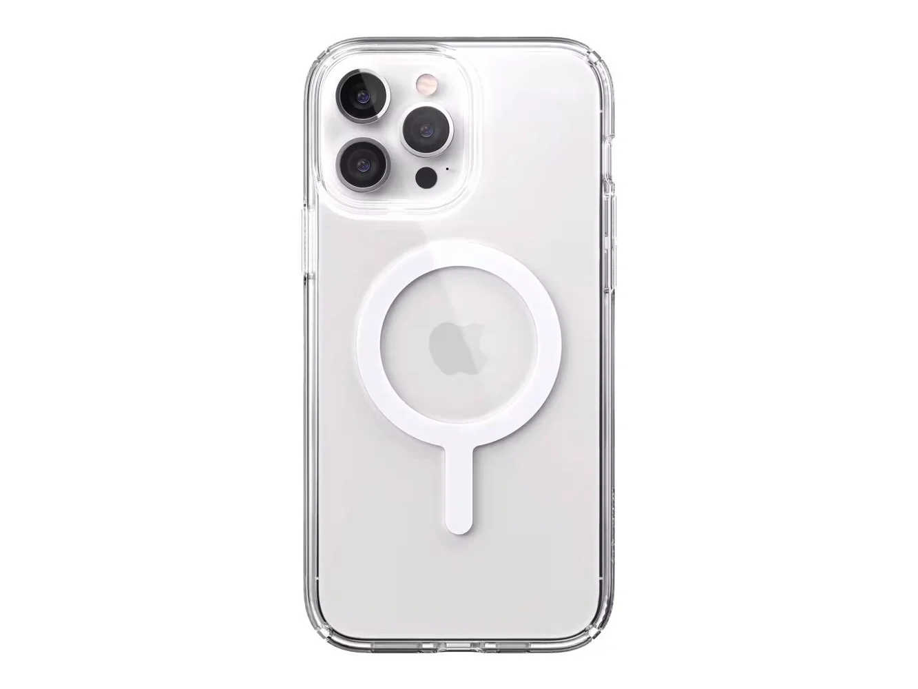 **Speck - Presidio Perfect- with MagSafe Hard Shell Case for iPhone 13 Pro Max & iPhone 12 Pro Max - Clear**