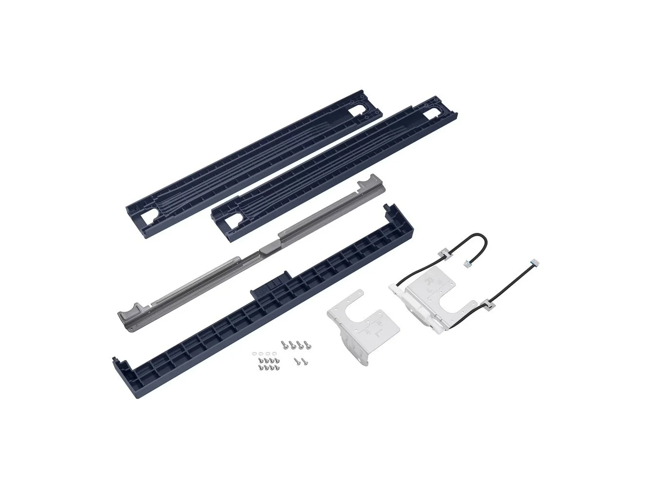 **Samsung - Bespoke Stacking and MultiControl Combo Kit - Brushed Navy**