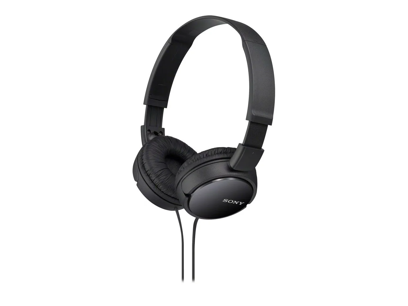 **Sony - ZX Series Wired On-Ear Headphones - Black**