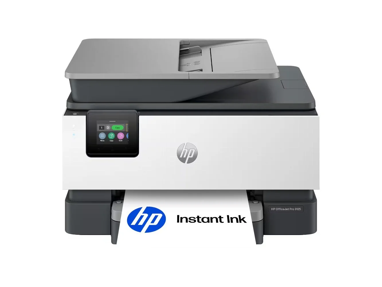 **HP - OfficeJet Pro 9125 Wireless All-in-One Inkjet Printer, Scanner, Copier, AI-Enabled with 3 Months of Instant Ink - White**