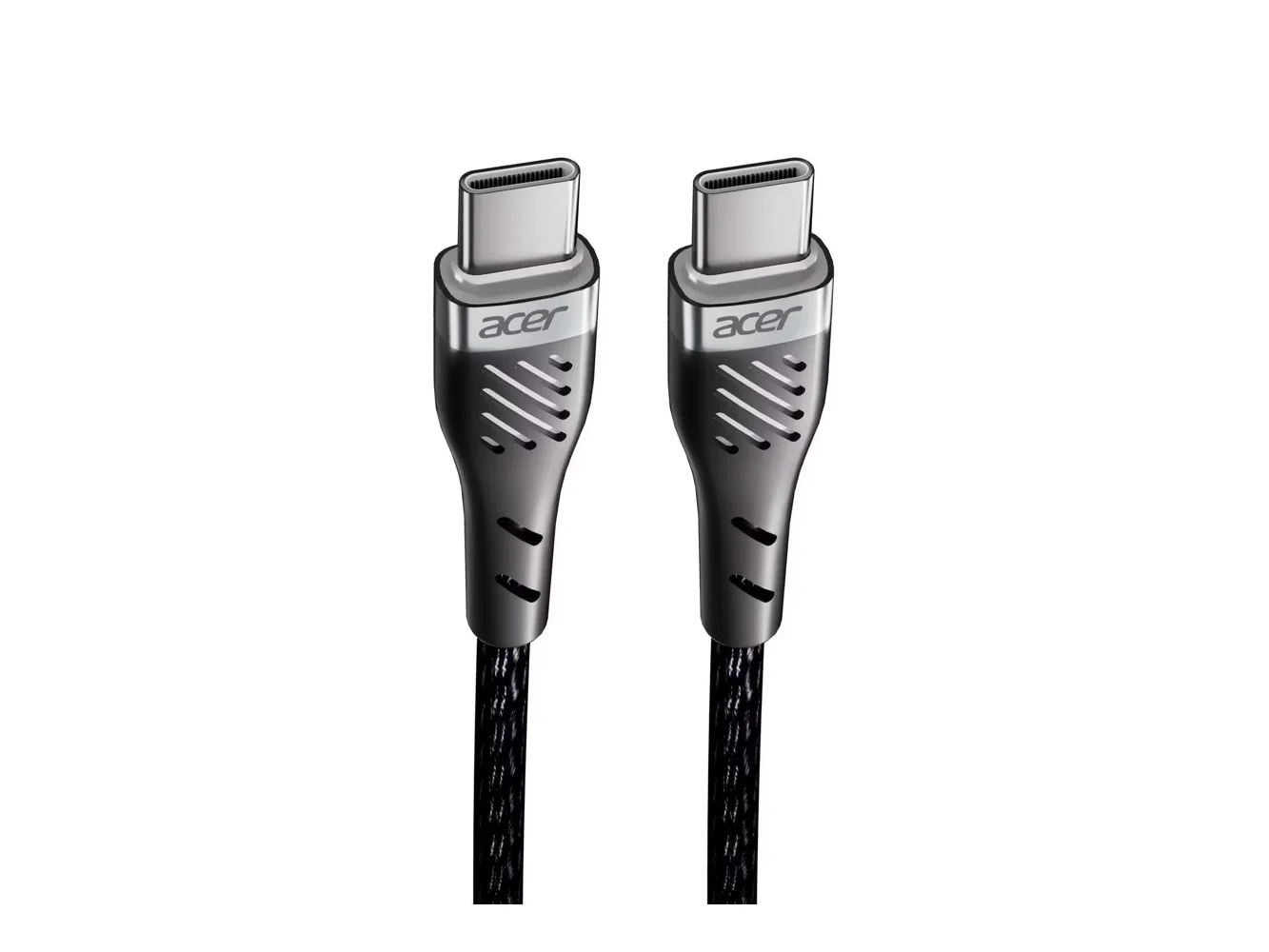**Acer - USB C to USB C Cable, Type-C 60W Fast Charging Cable (6 FT) for iPhone 17 Series, iPadmini 6 and More - Black**