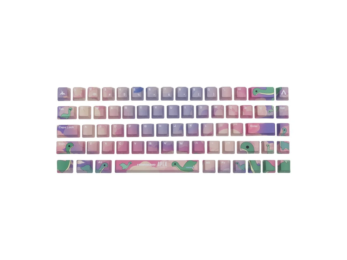 **Higround - APEX Legends 68 Key Artisan PBT Keycaps - Nessie**