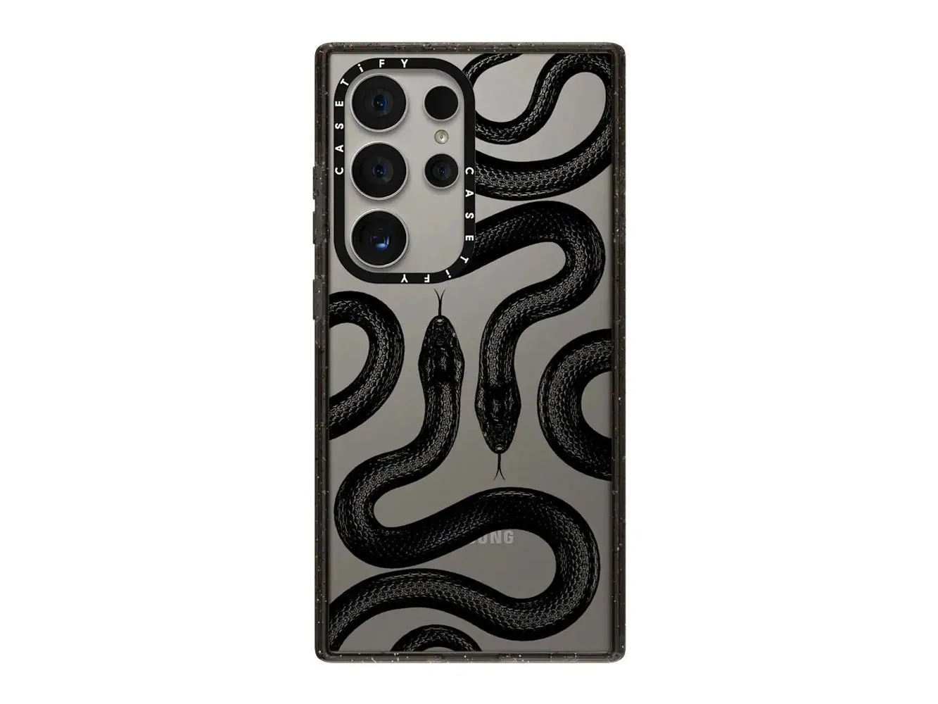 **CASETiFY - Impact Case for Samsung Galaxy S24 Ultra - Black Kingsnake**