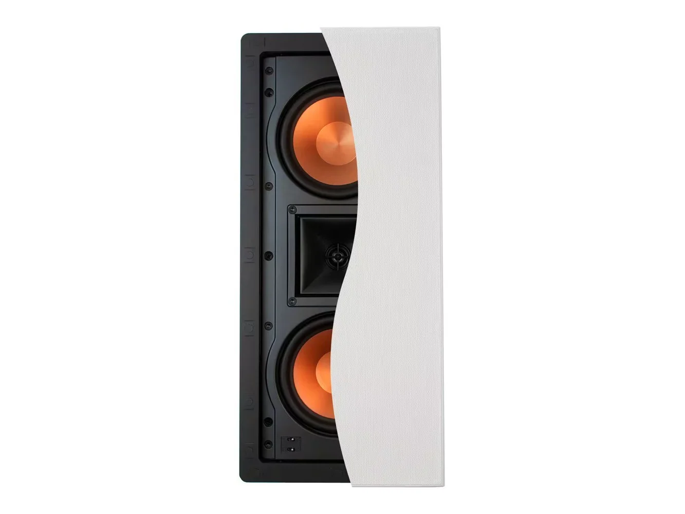 **Klipsch - R-5502-W II In-Wall Speaker - Each - Black**