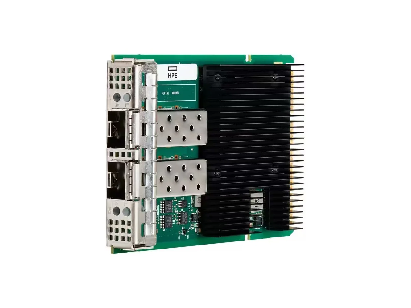 **HP - HPE Broadcom BCM57414 Ethernet 10/25Gb 2-port SFP28 OCP3 Adapter for HPE - PCI Express 3.0 x8 - 2 Port(s) - Optical - Black**