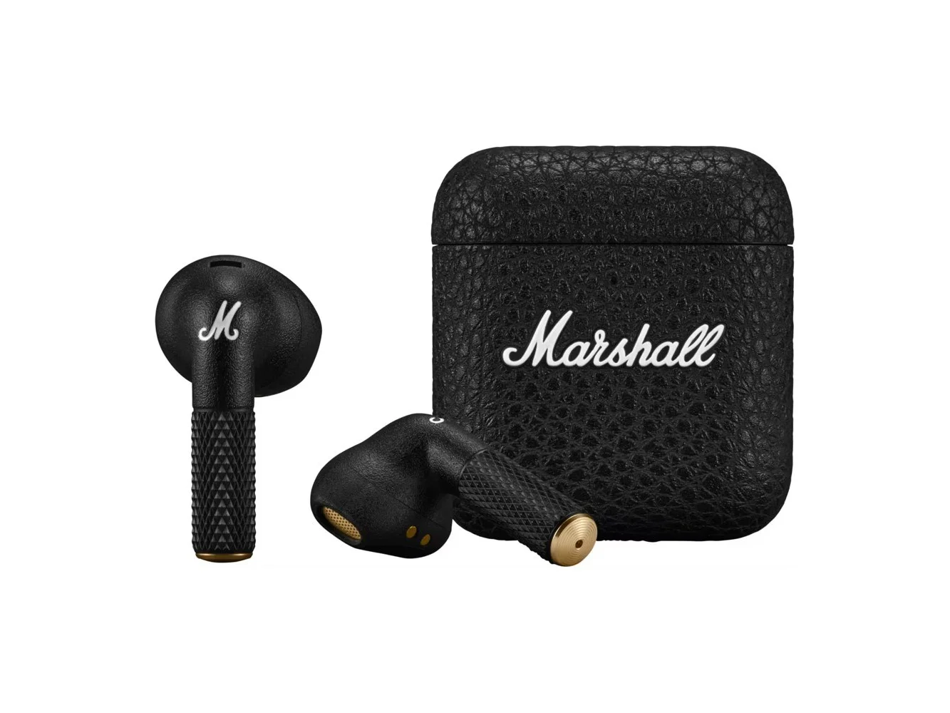 **Marshall - Minor IV True Wireless In-Ear Bluetooth Earbuds with Microphone for Calls - Black**