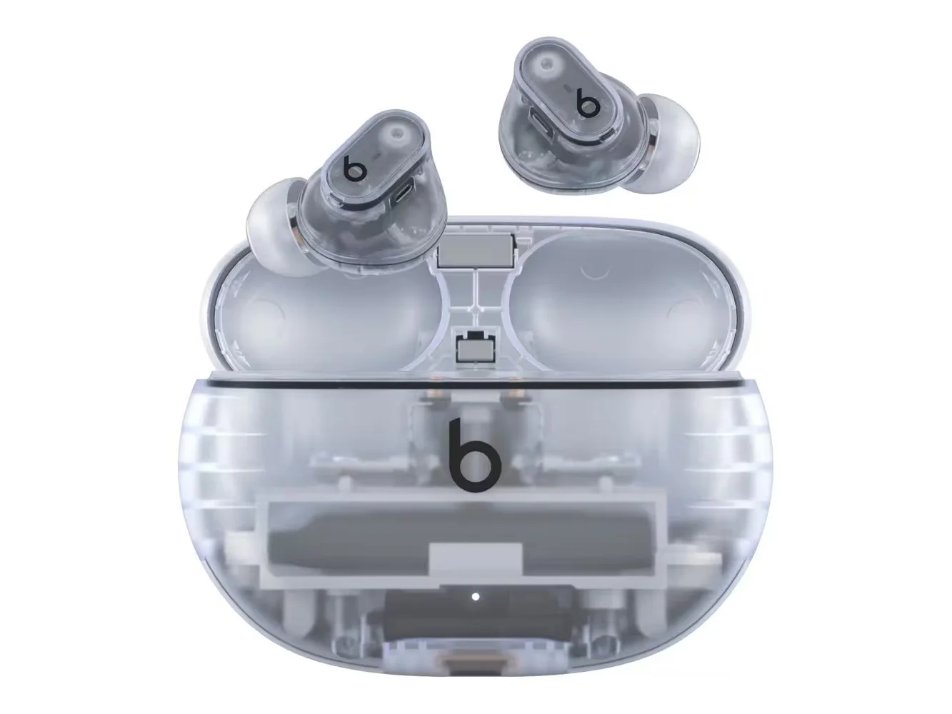 **Beats - Studio Buds + True Wireless Noise Cancelling Earbuds - Transparent**