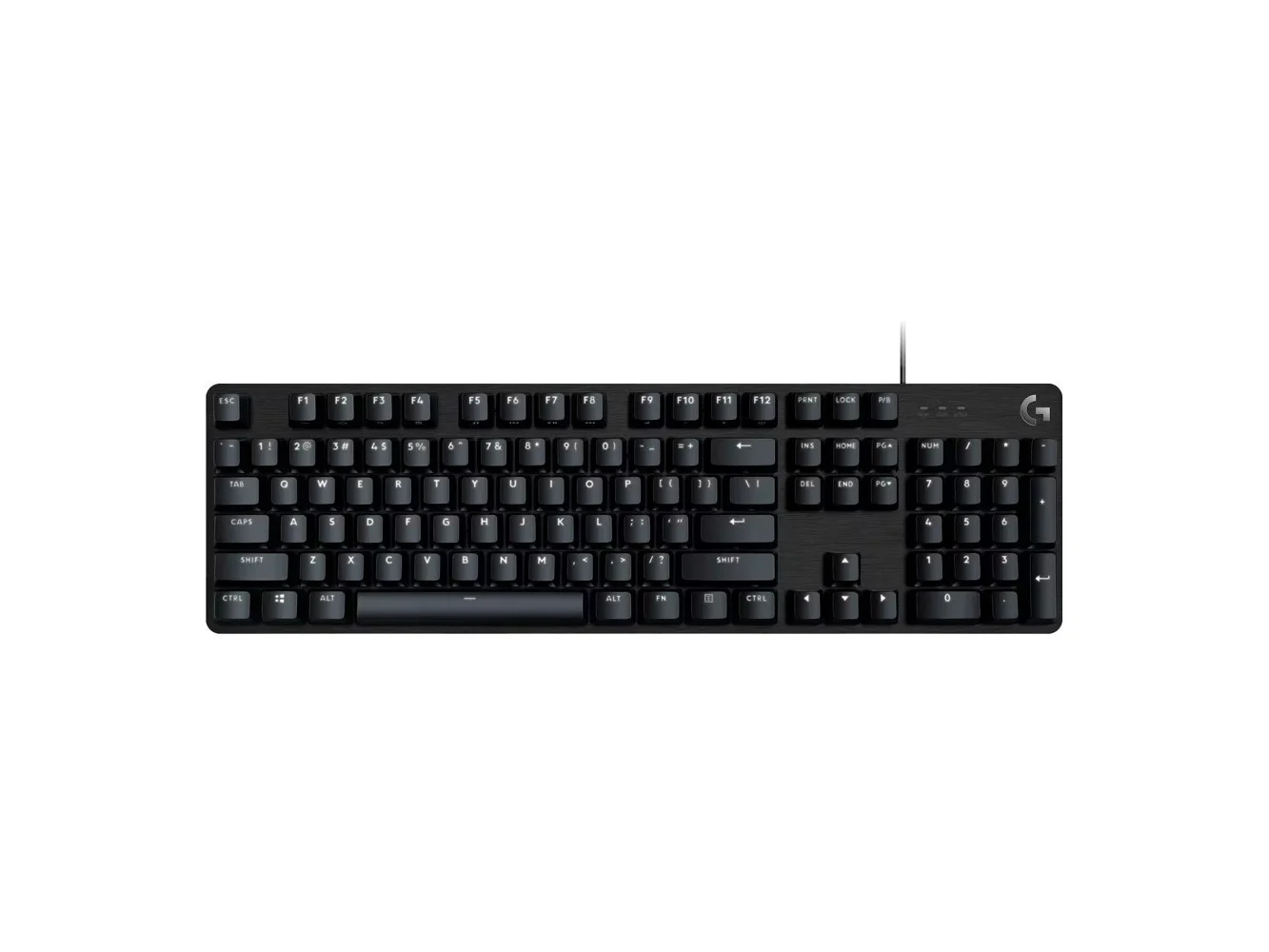 **Logitech - G413 SE Full-Size Wired Mechanical Tactile Switch Gaming Keyboard for Windows/Mac with Backlit Keys - Black**