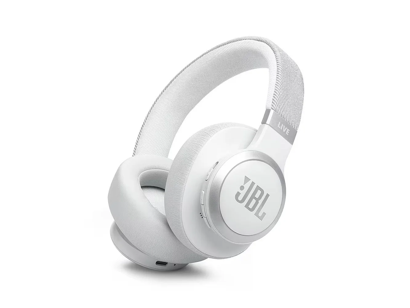**JBL - Live 770NC Wireless Over-Ear Headphones with True Adaptive Noise Cancelling - 2024 - White**