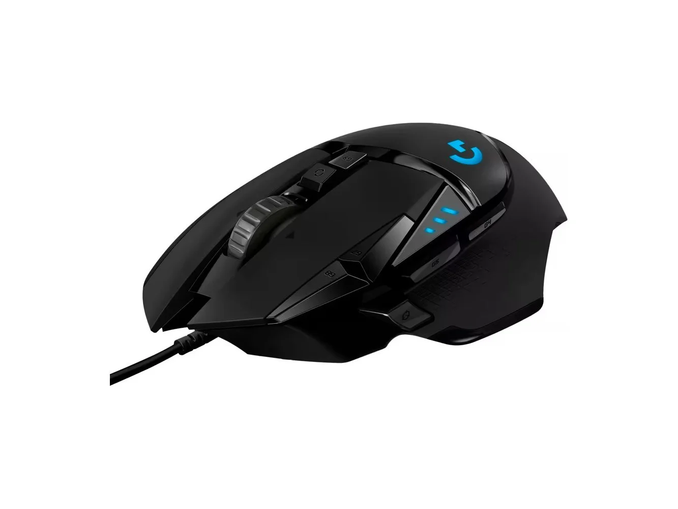 **Logitech - G502 HERO Wired Optical Gaming Mouse with RGB Lighting - Wired - Black**