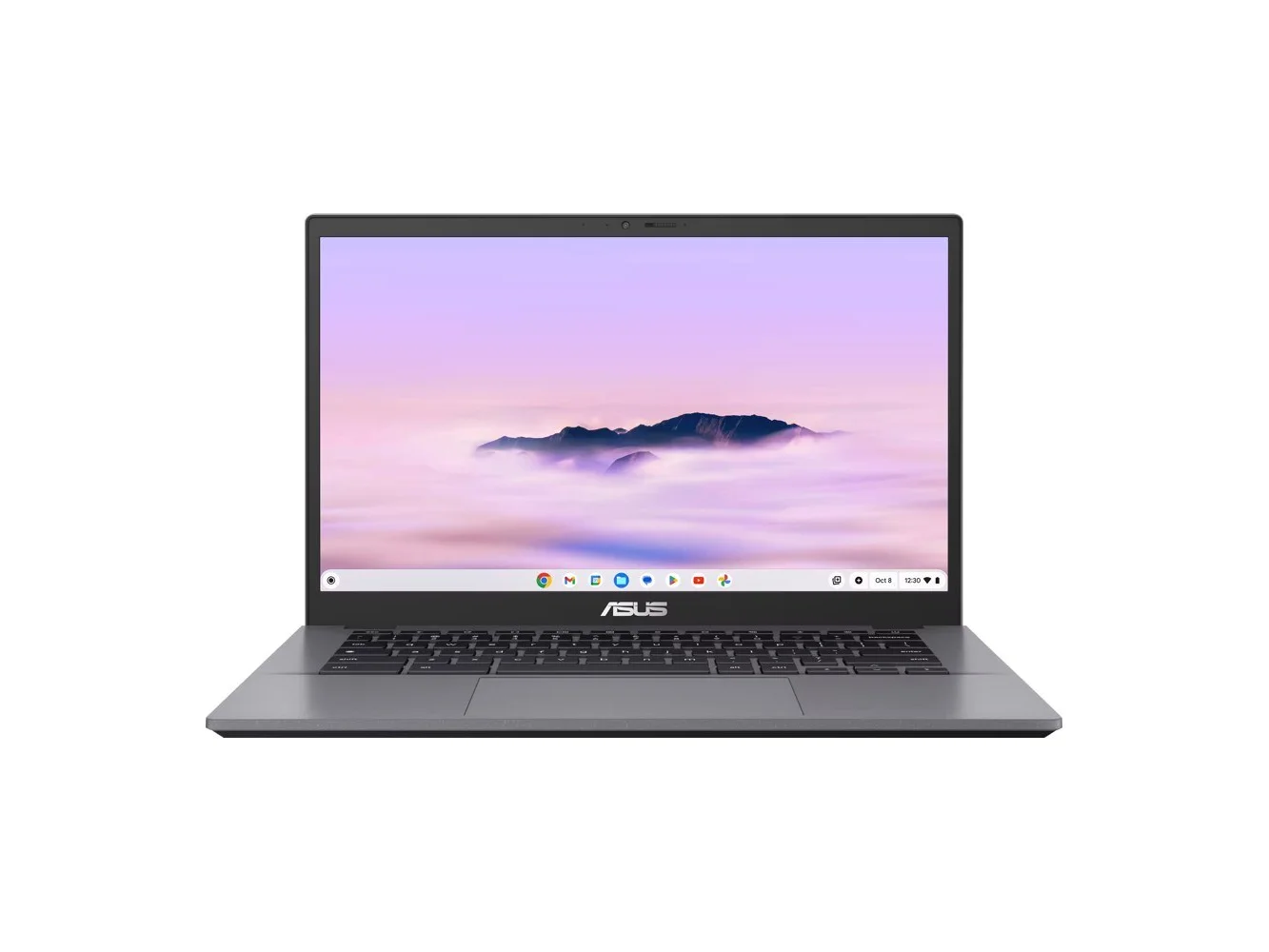 **ASUS - CX34 14" FHD Chromebook Plus Laptop with Google AI - Intel Core i5 - 8GB Memory - 128GB SSD - Rock Grey**