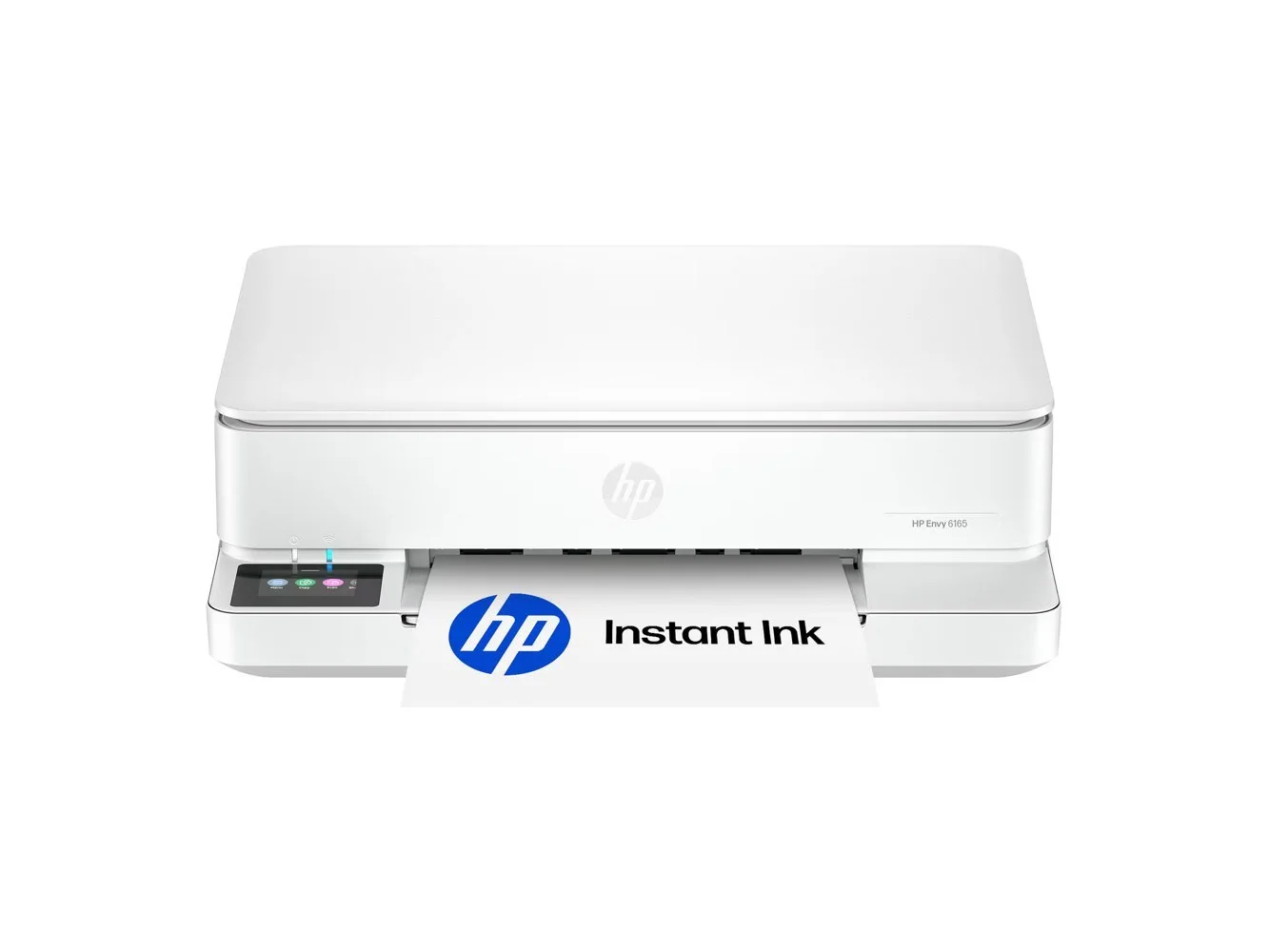 **HP - Envy 6165 Wireless AI-Enabled All-in-One Inkjet Printer with 6 months of Instant Ink - White**