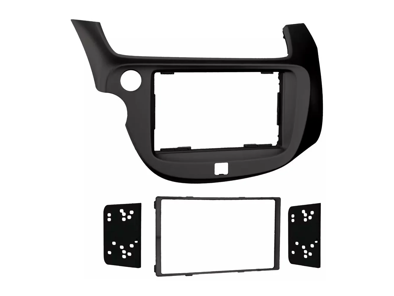**Metra - Dash Kit for Select 2009-2013 Honda Fit DDIN - Matte Black**