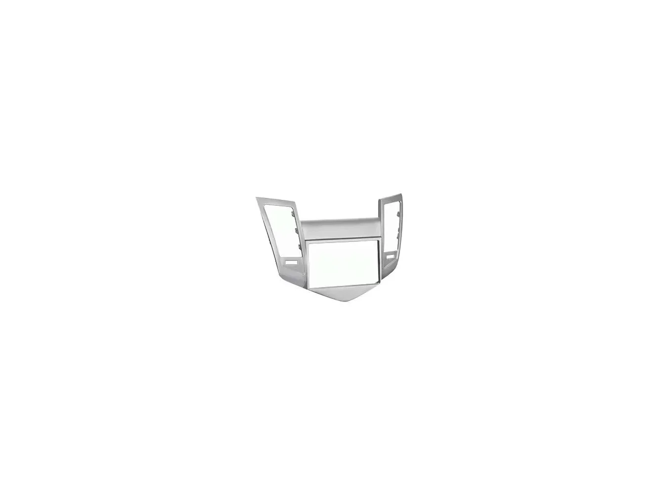 **Metra - Dash Kit for Select 2011-2016 Chevrolet Cruze DIN DDIN - Silver**