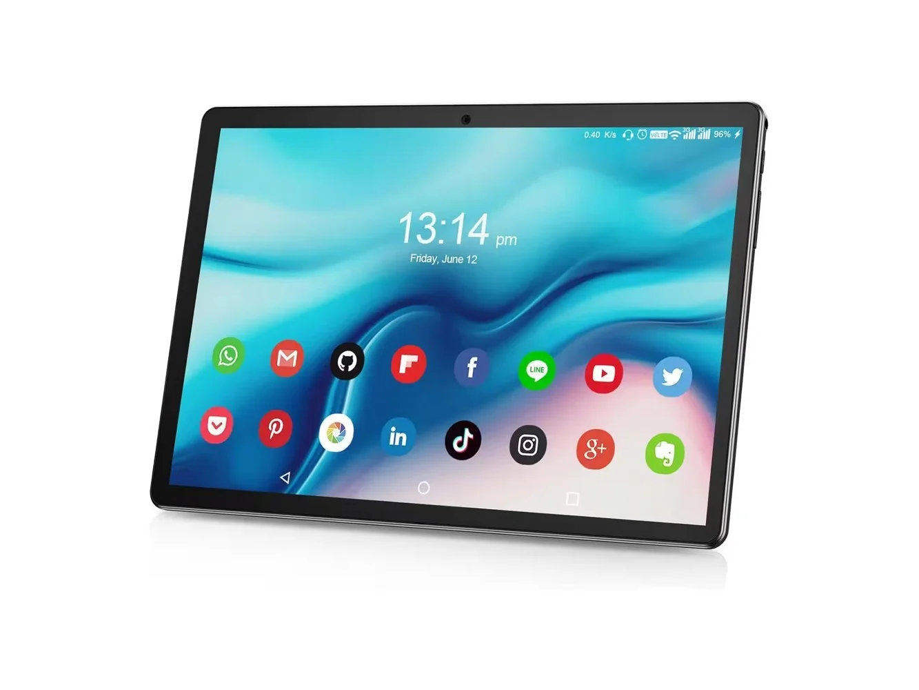 **MEIZE - Tablet 10.1 Inch, Android 16 Tablet with 12GB RAM 64GB ROM, Octa-Core Processor, 2.4G/5G WiFi Tablets, IPS Touchscreen - Gray**