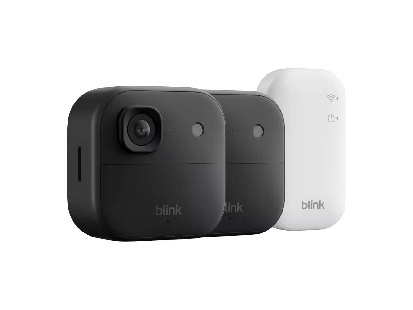 **Blink - Outdoor 2K+ Wireless Smart Security Camera, 2K video, Two-way audio w/ noise cancellation, Smart detection - 2CAM - Black**