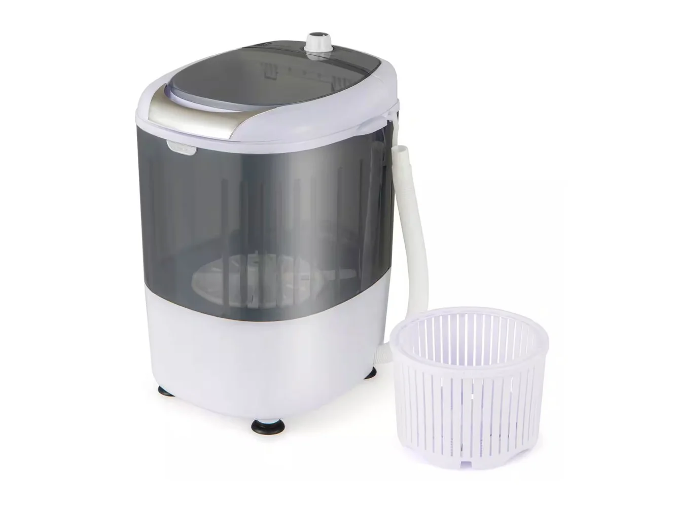 **Portable Mini Counter Top Washing Machine 5.5 lb. Spin Basket Laundry**
