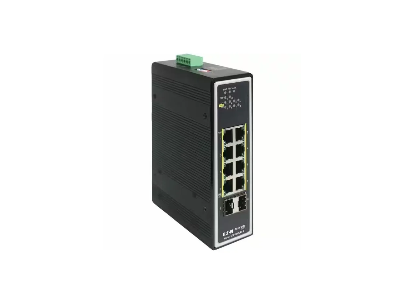 **Tripp Lite - series NGI-U08C2P8-4 Ethernet Switch - 8 Ports - Gigabit Ethernet, Fast Ethernet, Ethernet - 1000Base-T - Black**