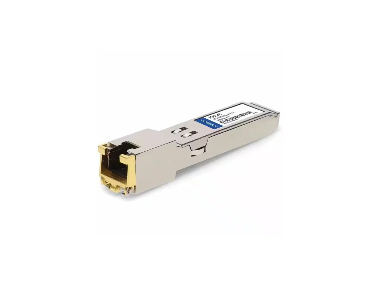 **AddOn - HP® JL563C Compatible TAA 100/1000/10000Base-TX SFP+ Transceiver (Copper, 30m, RJ-45) - For Data Networking - White**