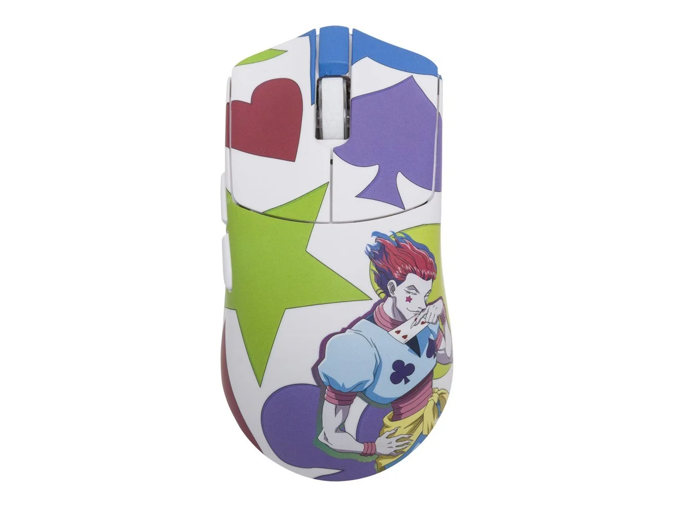 **Higround - Hunter x Hunter Yuma Lightweight Wireless Optical Gaming Mouse with Hand-Applied Art - Wireless - Hisoka**