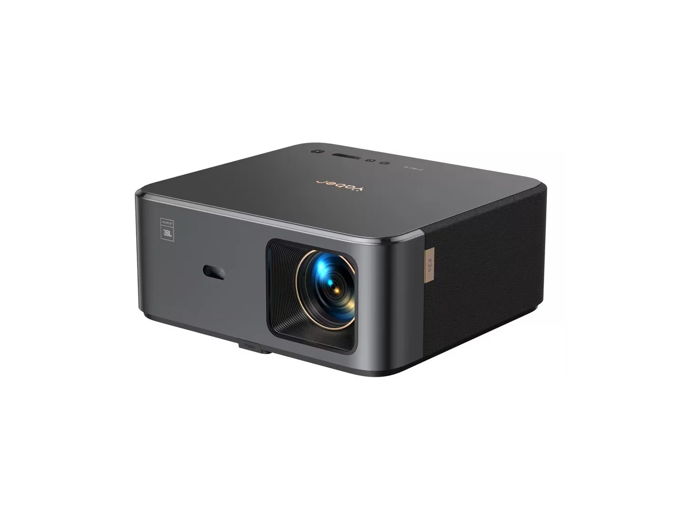 **Yaber - K2s 1000 ANSI WiFi 6 Bluetooth Projector, JBL, Dolby Audio, Auto Focus & Keystone, 1080P 4K Supported Projector - Black**