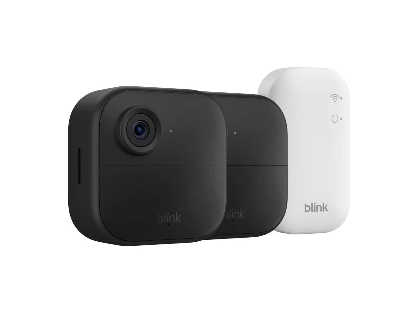 **Blink - Outdoor 4 – Wireless smart security camera, two-year battery life, 1080p HD. Sync Module Core included – 2 Cameras - Black**