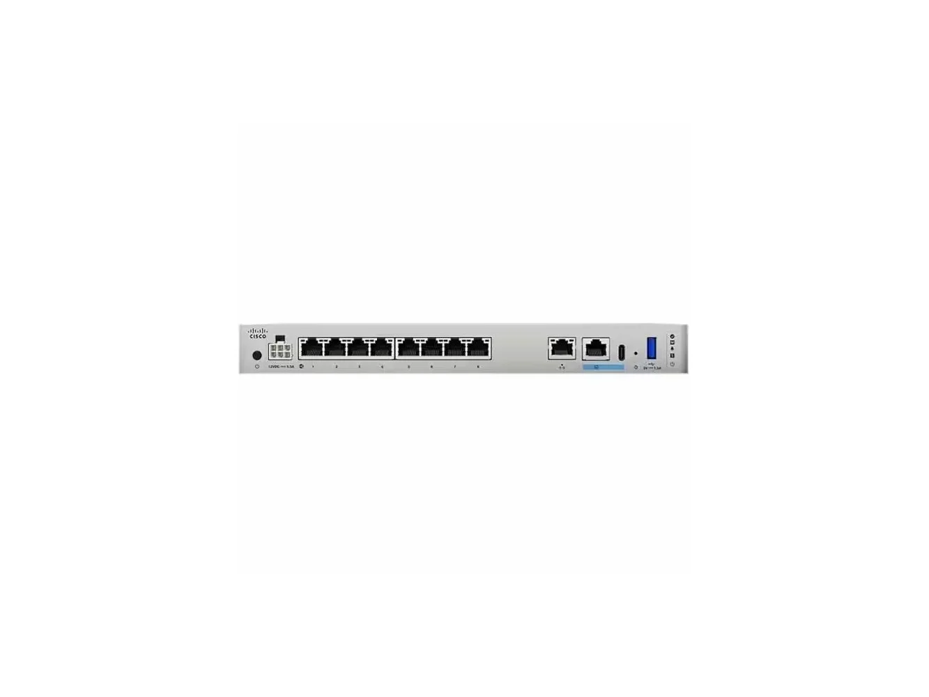**Cisco Consumer Products - Cisco Secure Firewall 1210 compact security appliance with ASA software - Centralized Management - 8 Port - Black**