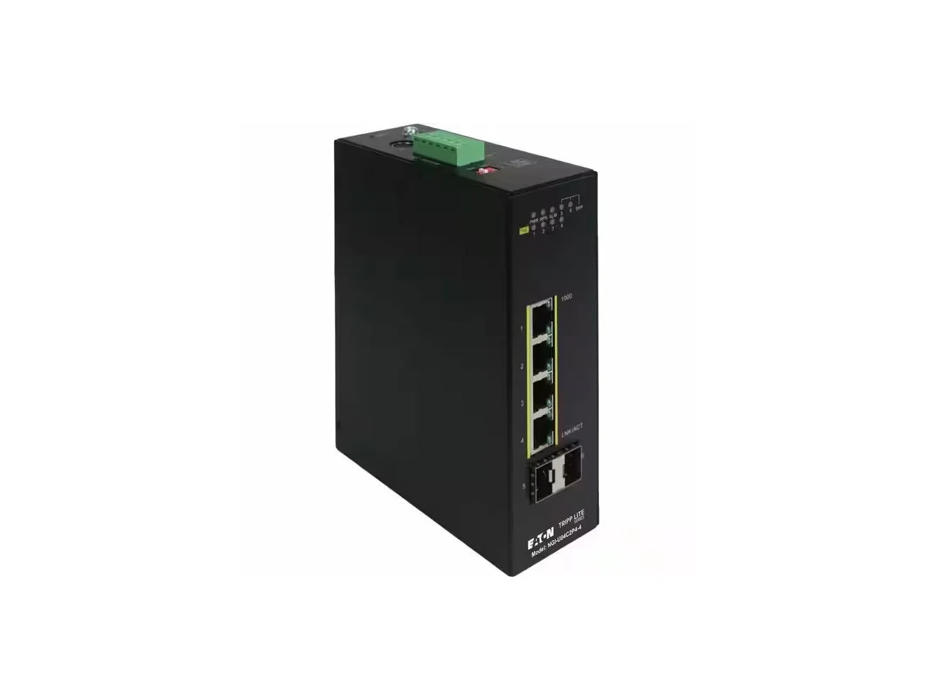 **Tripp Lite - series NGI-U04C2P4-4 Ethernet Switch - 4 Ports - Gigabit Ethernet, Fast Ethernet, Ethernet - 1000Base-T - Black**
