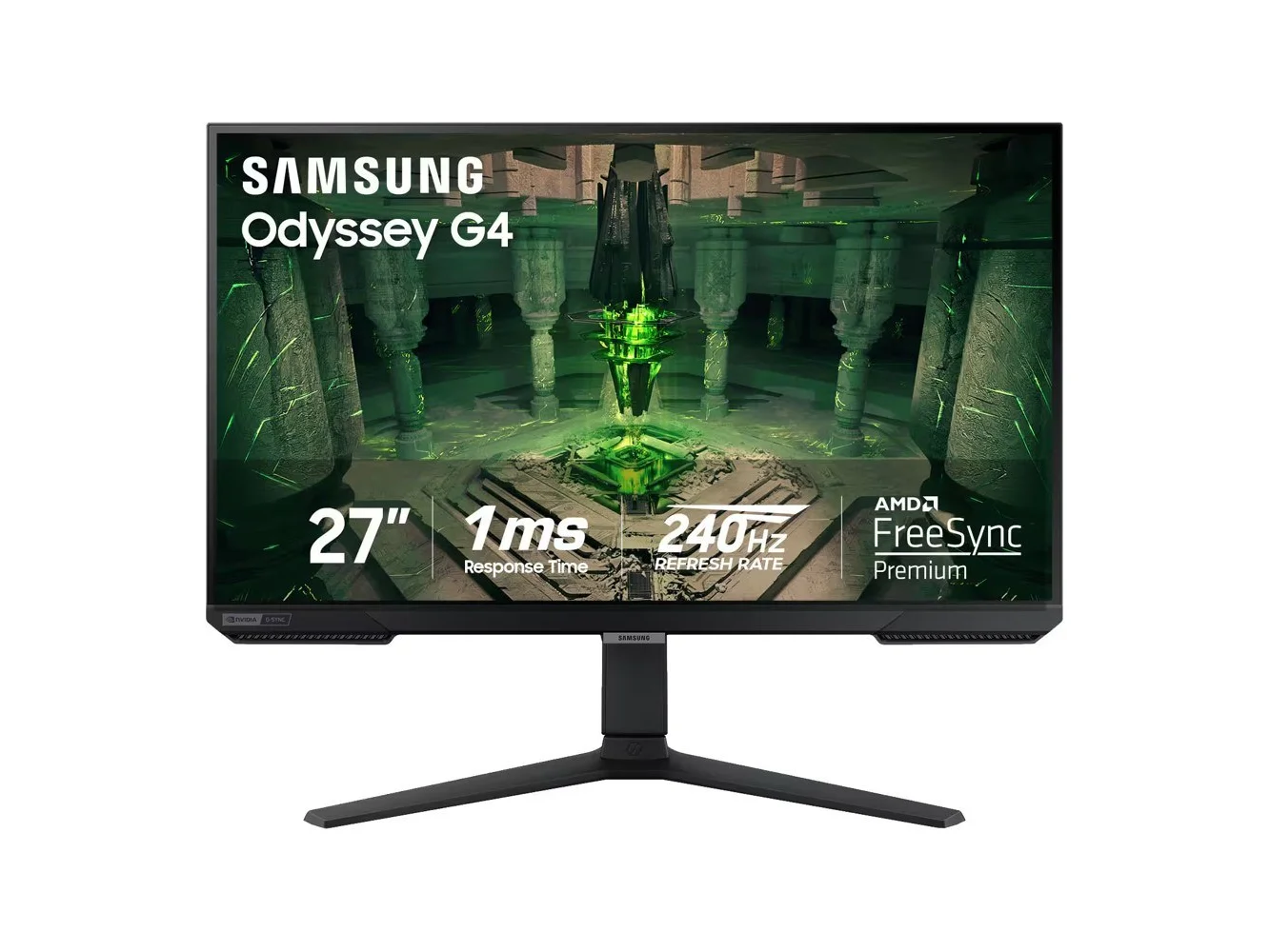 **Samsung - 27” Odyssey FHD IPS 240Hz G-Sync Gaming Monitor - Black**