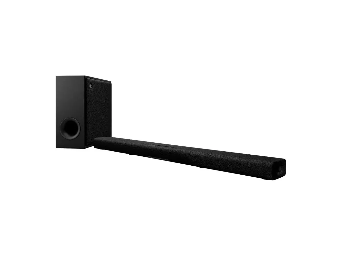 **Yamaha - TRUE X BAR 50A Soundbar with Dolby Atmos, Wireless Subwoofer and Alexa Built-in - Black**