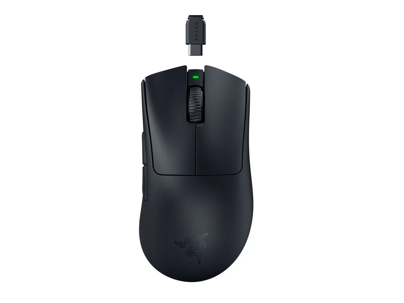 **Razer - DeathAdder V3 Pro Lightweight Optical Gaming Mouse with 90 Hour Battery - Wireless - Black**