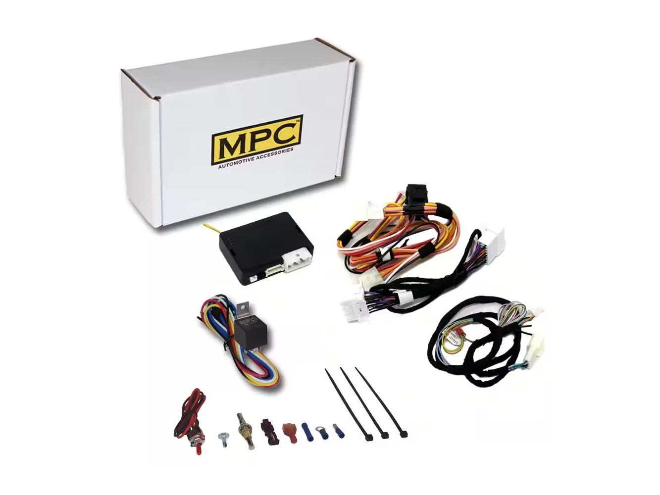 **MPC - Remote Start Kit For Nissan Frontier 2008-2019 || T-Harness Included || Press Fob 3X Lock To Start || USA Tech Support - Black**
