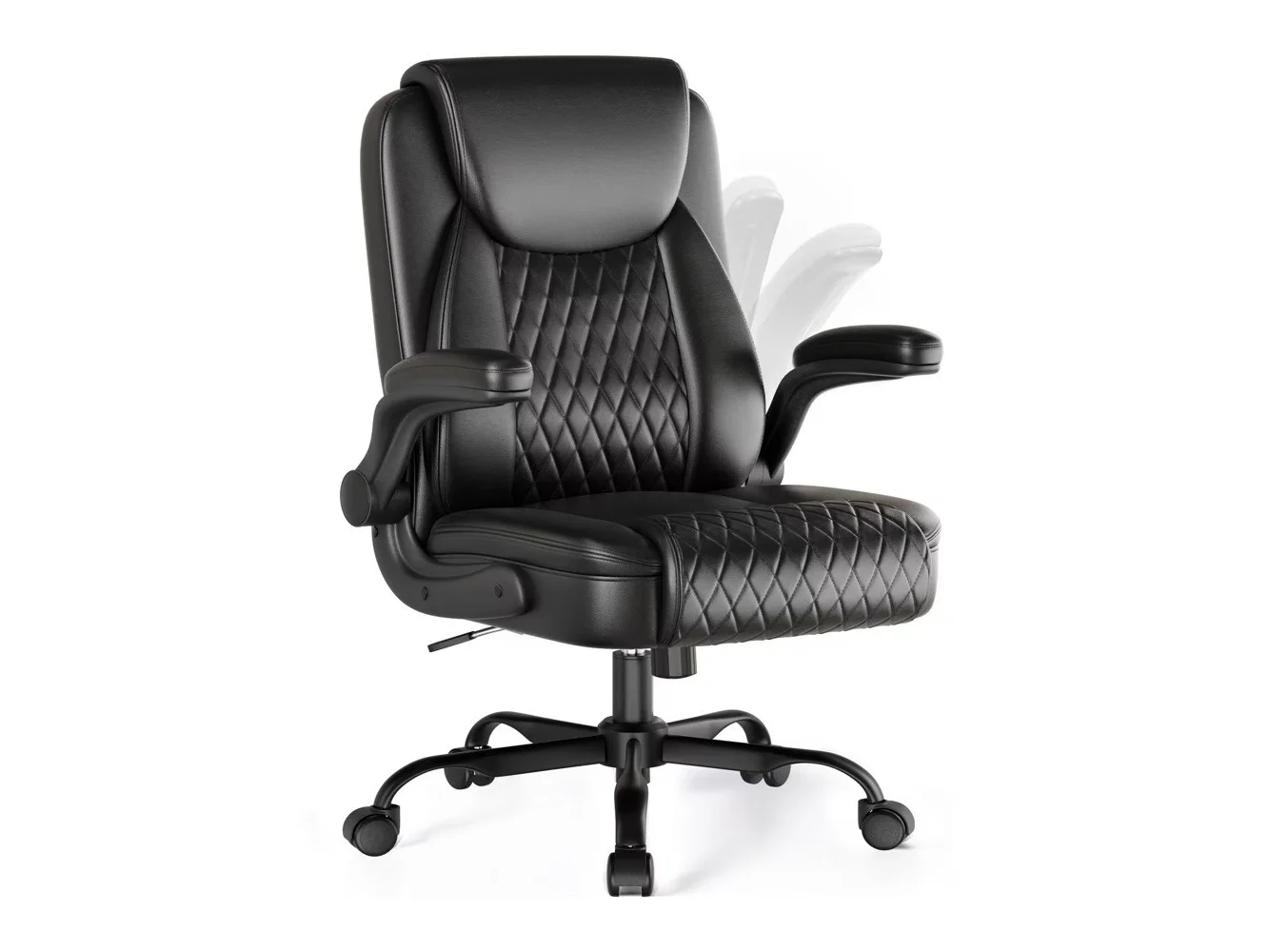 **GTPlayer - Gaming Chair Ergonomic Office Chair with Comfy Lumbar Support Computer Chair - Black**