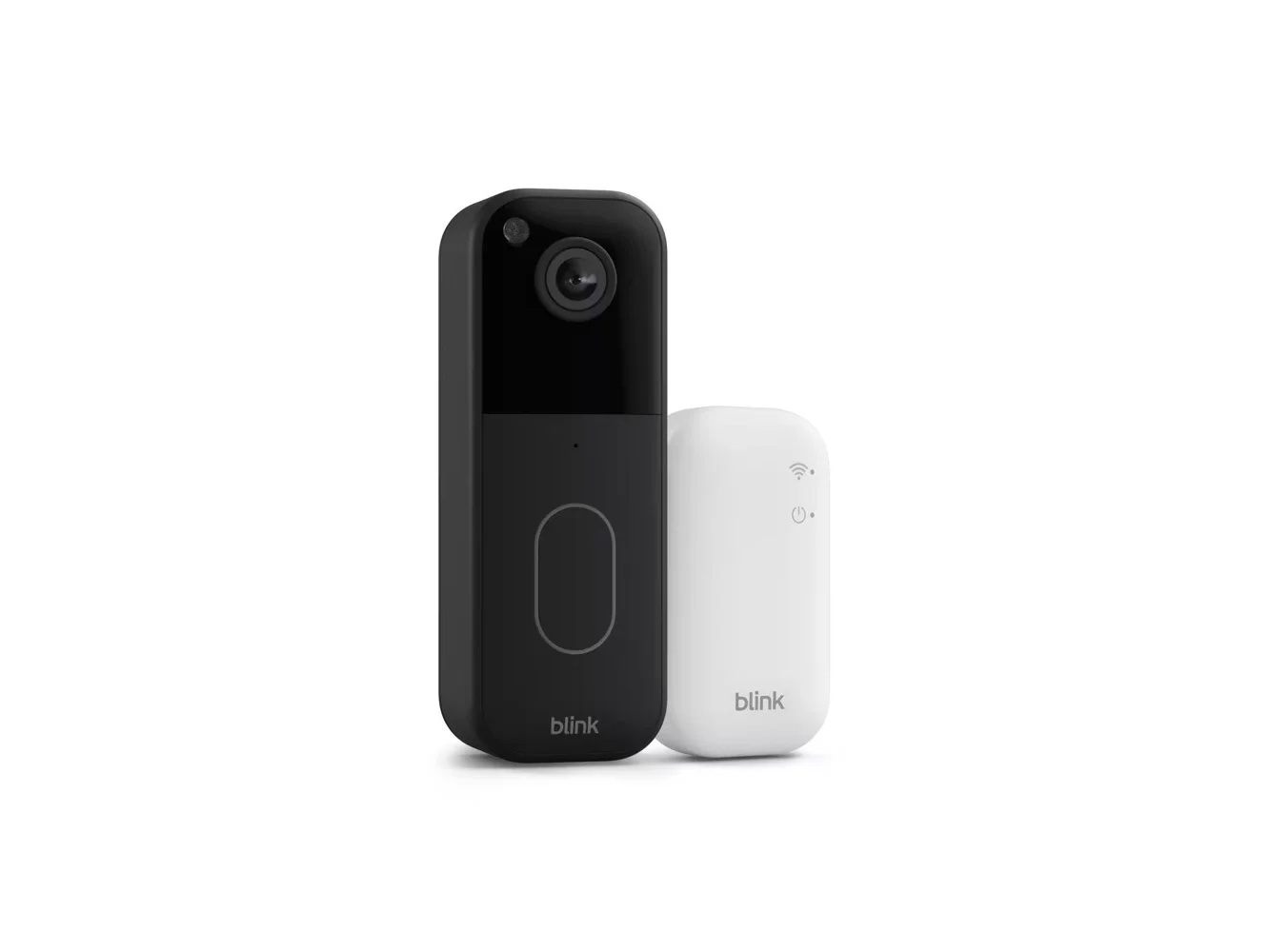 **Blink - Video Doorbell - Head-to-toe HD view, two-year battery, simple setup, Sync Module Core included - Black**