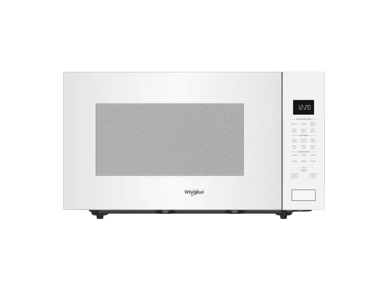 **Whirlpool - 2.2 Cu. Ft. Countertop Microwave with Sensor Cooking - White**