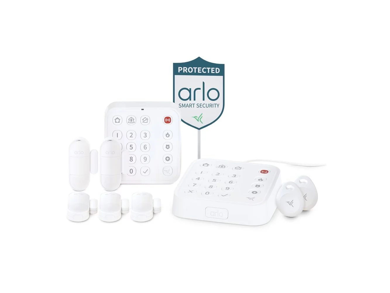 **Arlo - Home Security System Bundle - White**