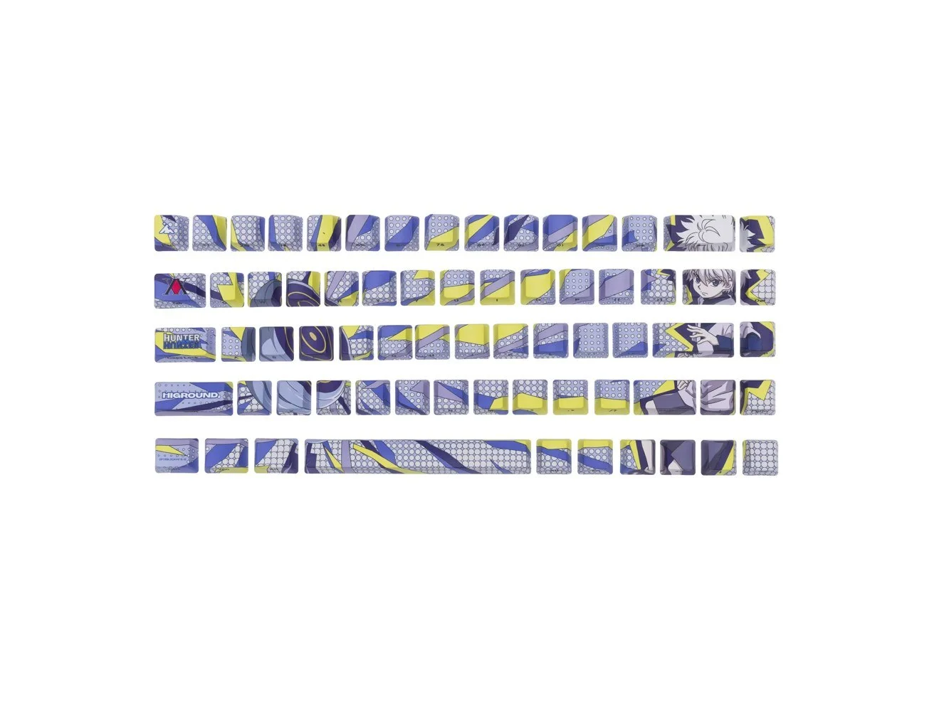 **Higround - Hunter x Hunter Artisan PBT Keycaps - Killua**