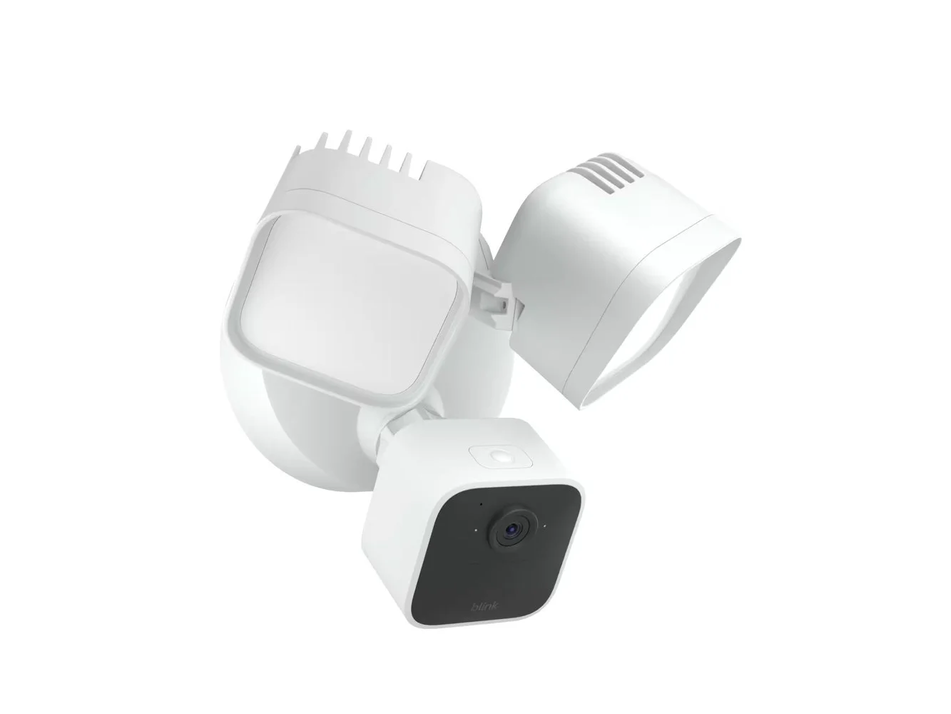 **Blink - Wired Floodlight Camera - Smart security camera, 2600 lumens, HD live view, enhanced motion detection – 1 camera - White**