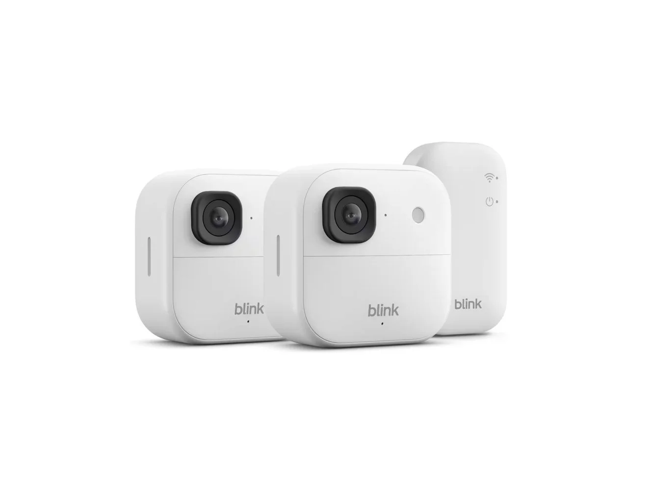 **Blink - Outdoor 2K+ Wireless Smart Security Camera, 2K video, Two-way audio w/ noise cancellation, Smart detection - 2CAM - White**
