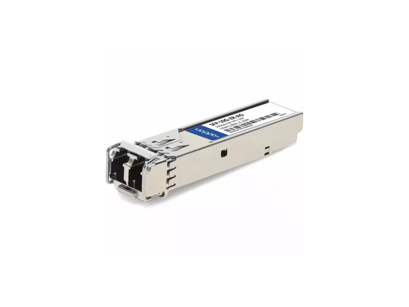 **AddOn - Cisco SFP-10G-ZR Compatible TAA 10GBase-ZR SFP+ Transceiver (SMF, 1550nm, 80km, LC, DOM) - For Data Networking - Black**