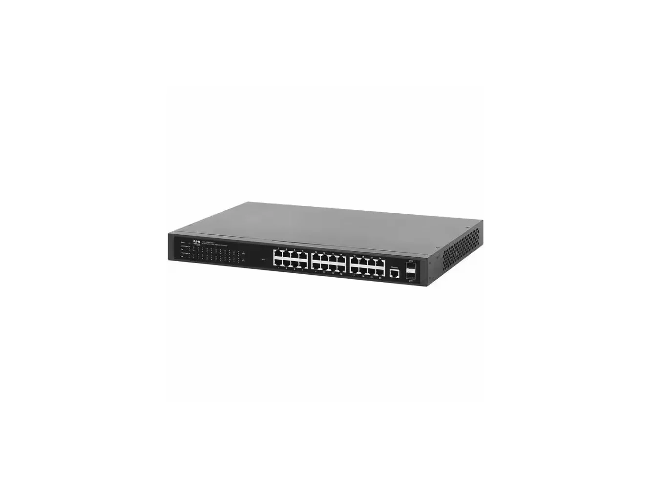 **Eaton Tripp Lite Series 24-Port Managed Gigabit Ethernet Switch with PoE+ - Layer 2, 1 Gbps, 2x GbE SFP Ports, 370W PoE - Unknown**