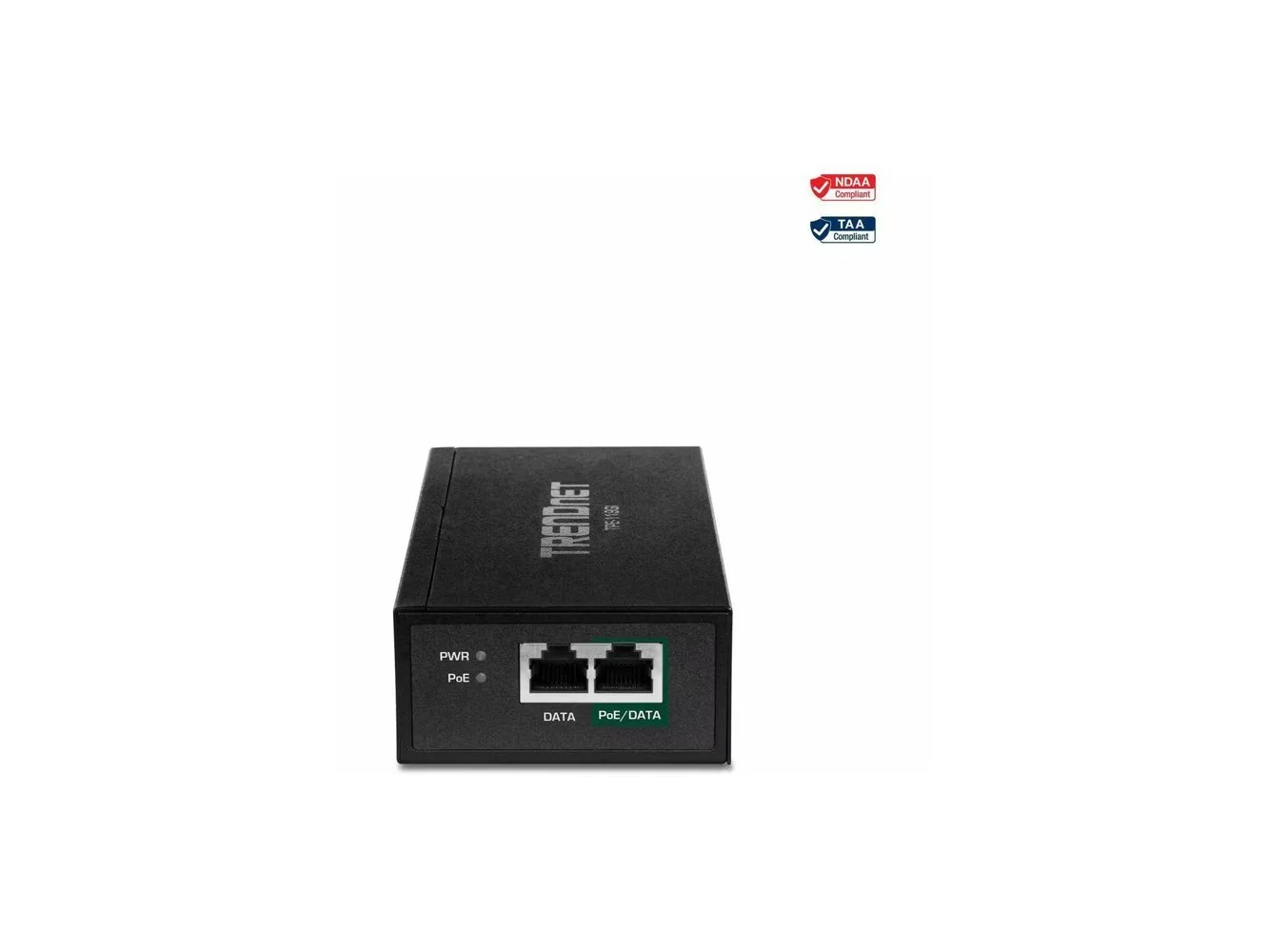 **Trendnet - Gigabit PoE++ Injector, Convert Non-PoE to PoE++ Port, Up to 95W, 100m, Black, TPE-119GI**