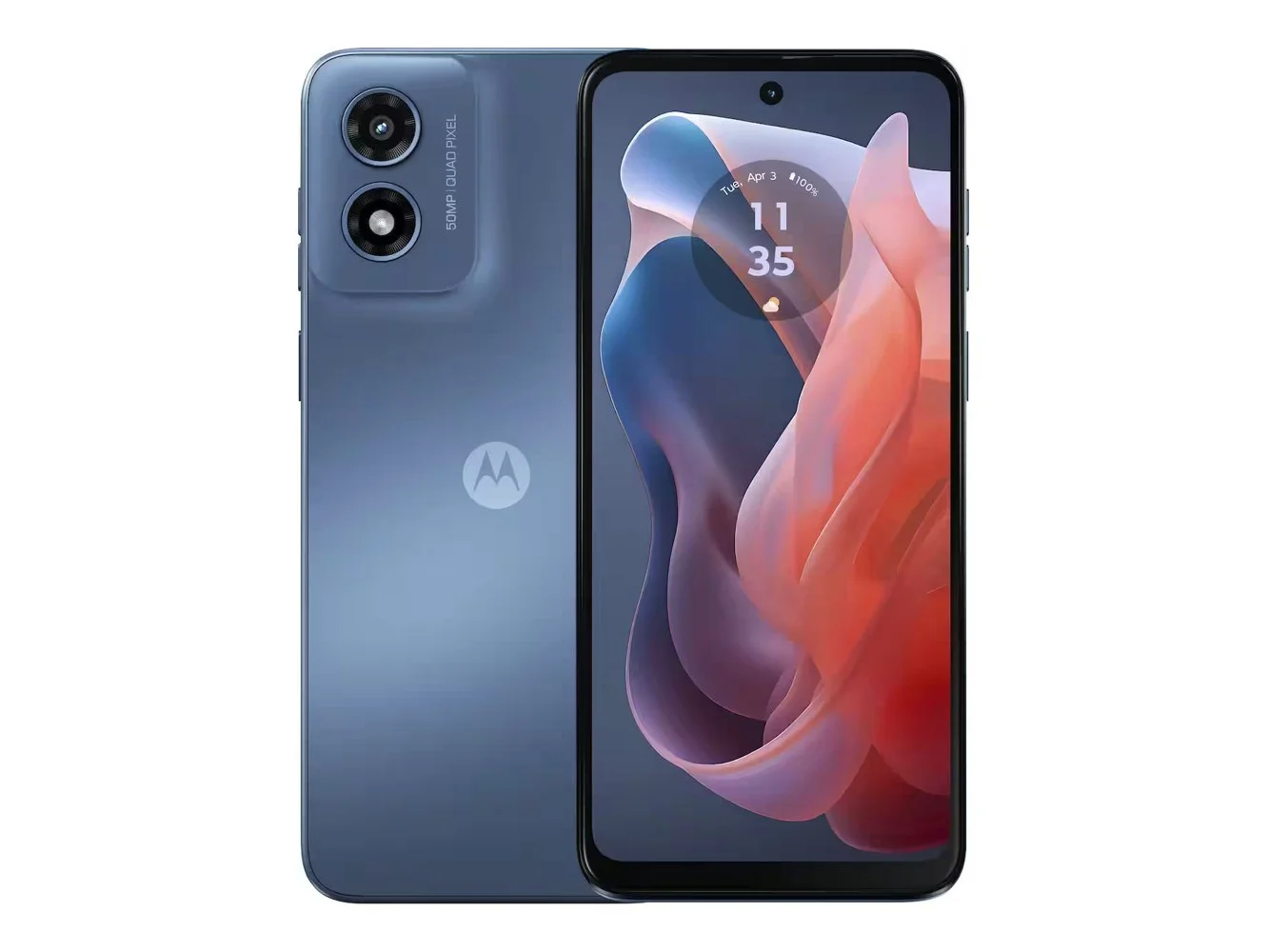 **Motorola - moto g play LTE 64GB (Unlocked) - Sapphire Blue**