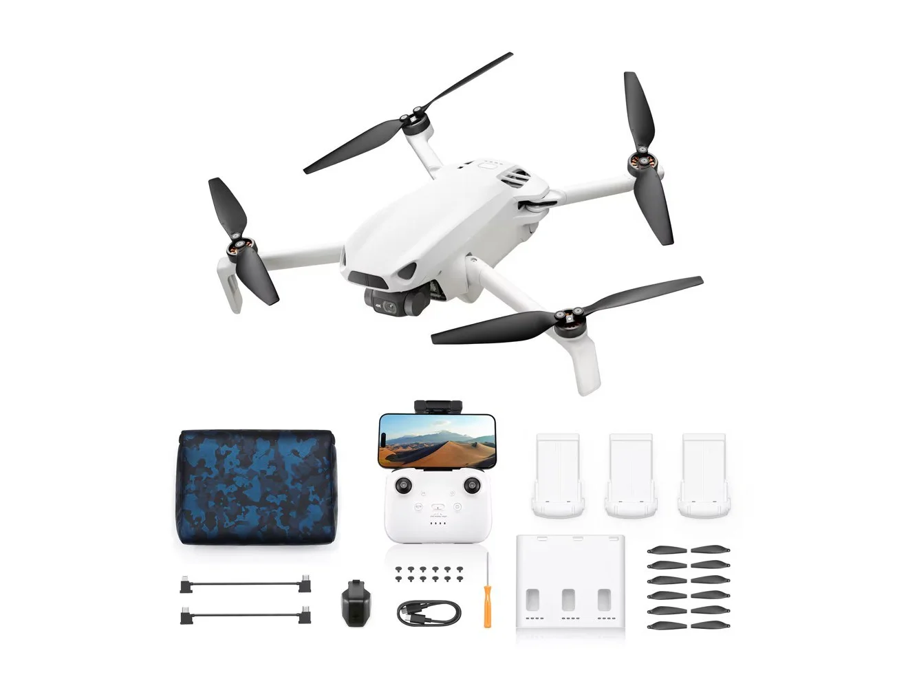 **SKYROVER - S1 Fly More Combo 8K Drone with Remote Controller - White**