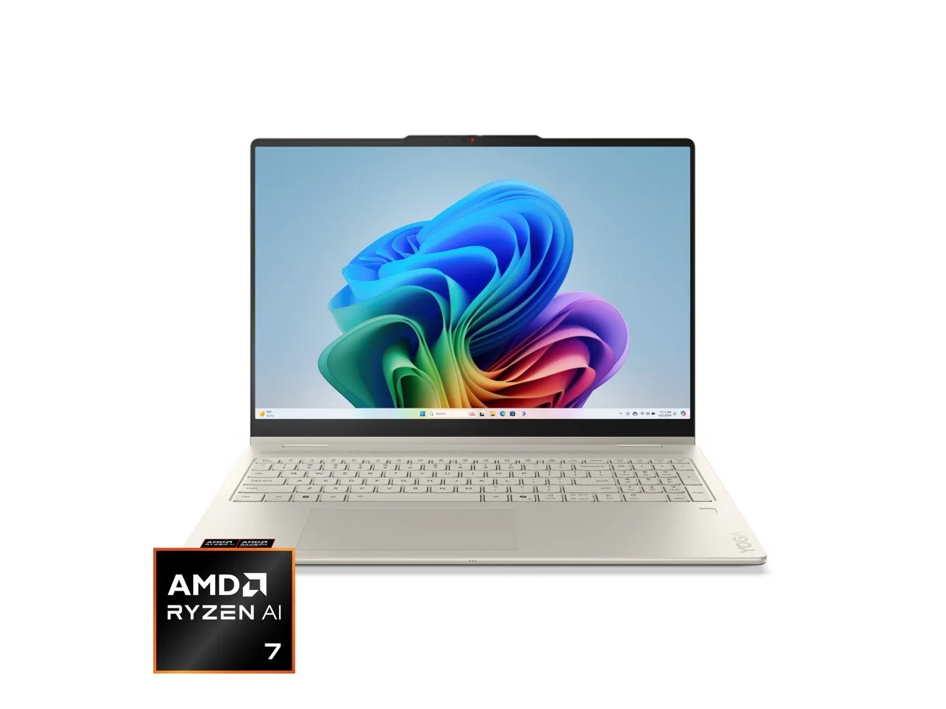 **Lenovo - Yoga 7a 2-in-1 16" 2K LCD Touchscreen Laptop - AMD Ryzen AI 7 445 2026 - 16GB Memory - 1TB SSD - Copilot+ PC - Seashell**