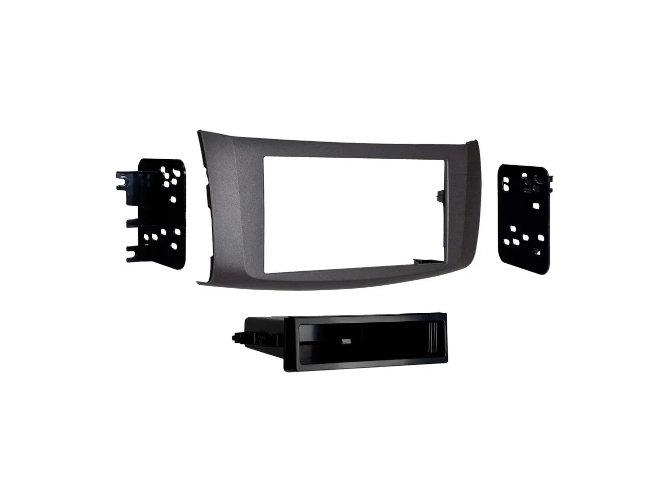 **Metra - Dash Kit for Select 2013-2019 Nissan Sentra DIN - Gray**